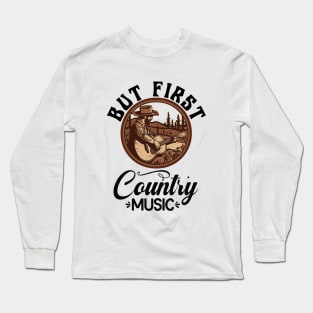 Country Music Retro Classic Long Sleeve T-Shirt